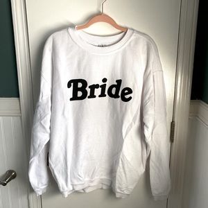 Oversized “Bride” Sweatshirt